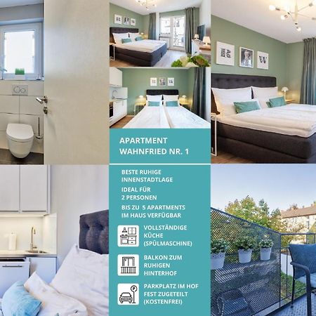 Apt Wahnfried Nr1 - Cityapartment Mit Kueche, Duschbad, Balkon, Parkplatz - Zentral Aber Ruhig ไบรอยท์ ภายนอก รูปภาพ