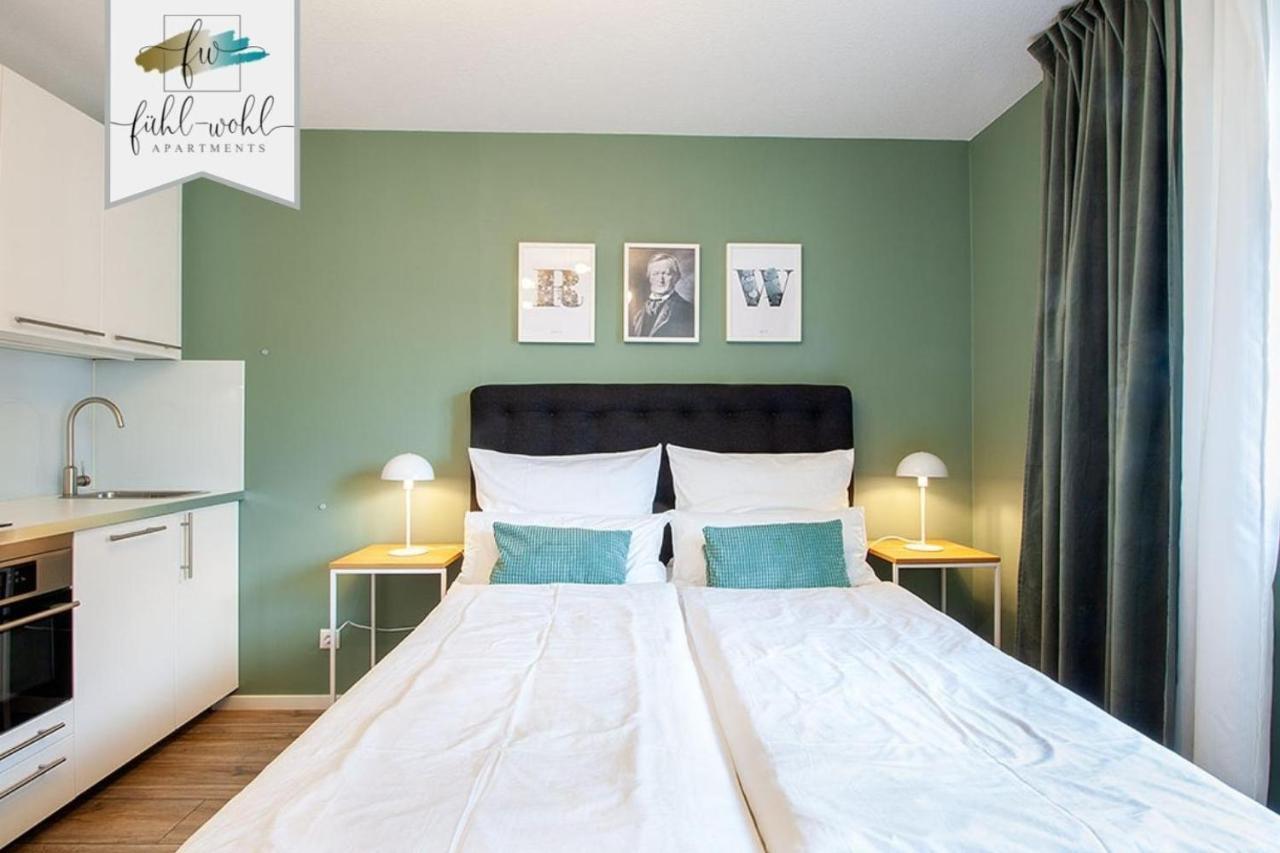 Apt Wahnfried Nr1 - Cityapartment Mit Kueche, Duschbad, Balkon, Parkplatz - Zentral Aber Ruhig ไบรอยท์ ภายนอก รูปภาพ